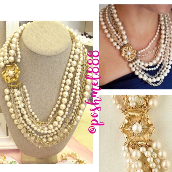 Stella & Dot Jewelry - ::Stella & Dot 'Vintage' Pearl Charlotte Necklace